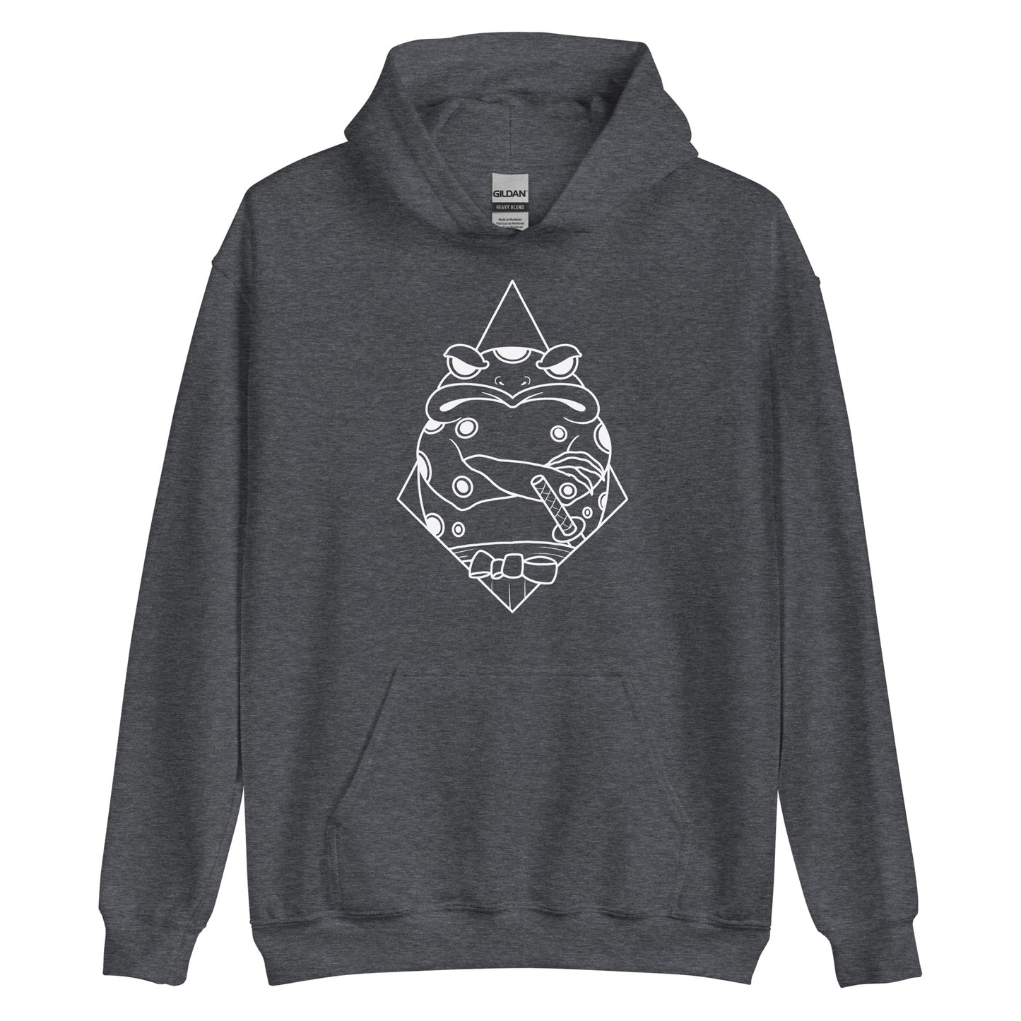 Moody Frog Linework Unisex Hoodie