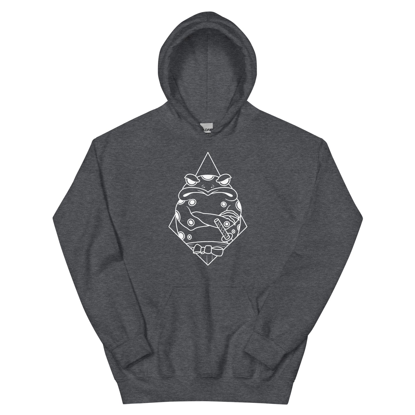 Moody Frog Linework Unisex Hoodie