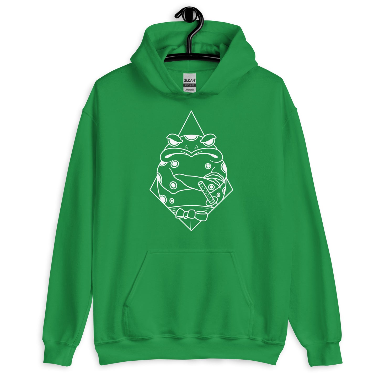 Moody Frog Linework Unisex Hoodie